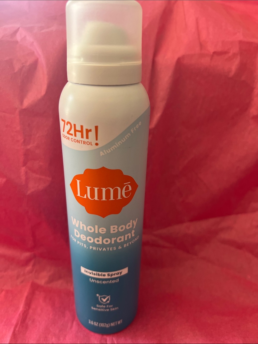 Lume Whole Body Deodorant Spray - Unscented